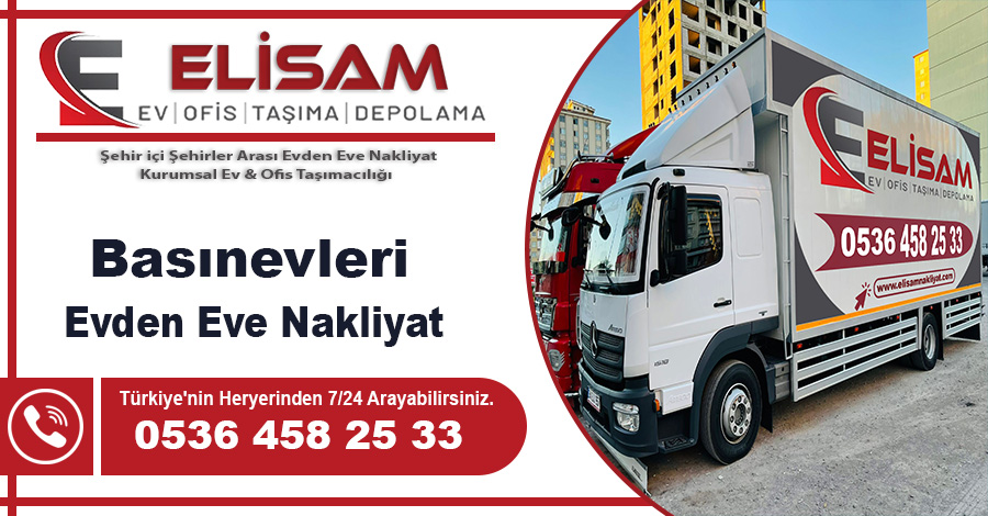 Basınevleri evden eve nakliyat Ankara Basınevleri nakliyat firması
