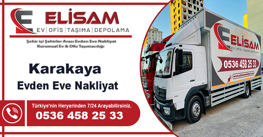 Karakaya evden eve nakliyat Ankara Karakaya nakliyat firması