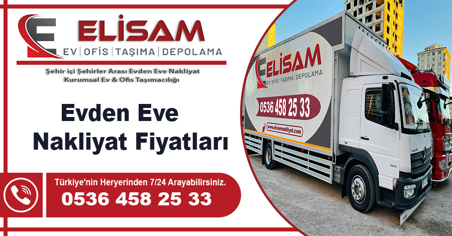 Evden Eve Nakliyat Fiyatları