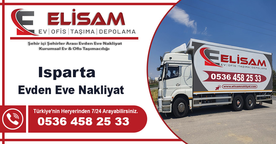 Isparta evden eve nakliyat Elisam Isparta nakliyat