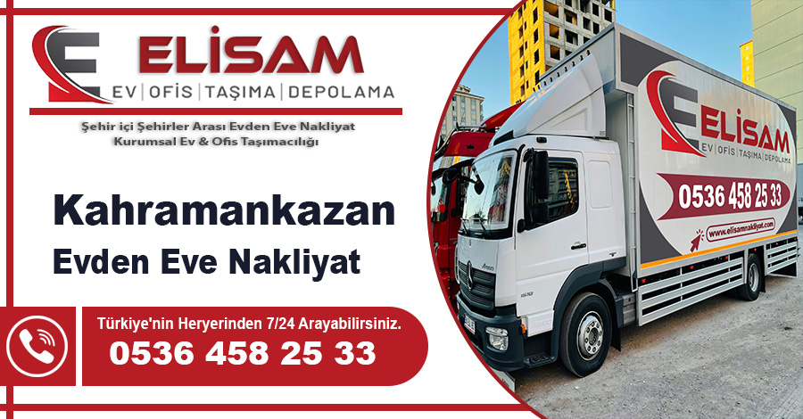 Kahramankazan evden eve nakliyat Ankara Kahramankazan nakliyat firması